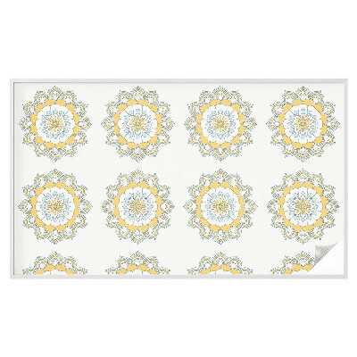 Solfilm fönster insynsskydd Färgglada mandalas