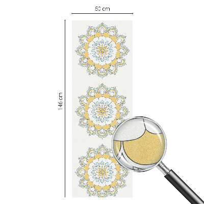 Solfilm fönster insynsskydd Färgglada mandalas