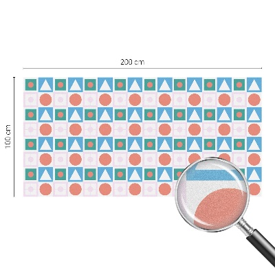 Fönsterfilm med mosaikmönster Abstrakta mönster