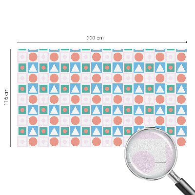 Fönsterfilm med mosaikmönster Abstrakta mönster
