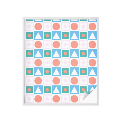 Fönsterfilm med mosaikmönster Abstrakta mönster