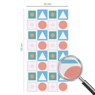Fönsterfilm med mosaikmönster Abstrakta mönster