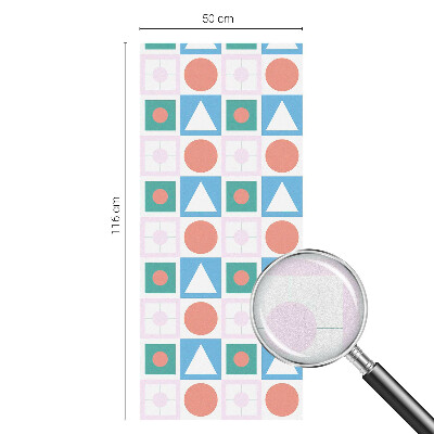 Fönsterfilm med mosaikmönster Abstrakta mönster