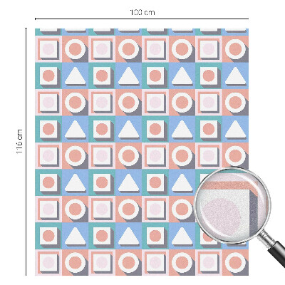 Frostfilm med dekorativt mönster Geometriska mönster