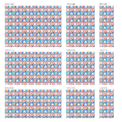 Frostfilm med dekorativt mönster Geometriska mönster