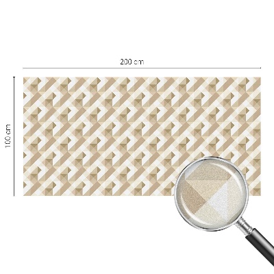 Fönsterfilm med mosaikmönster Triangulära mönster