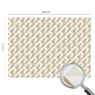 Fönsterfilm med mosaikmönster Triangulära mönster