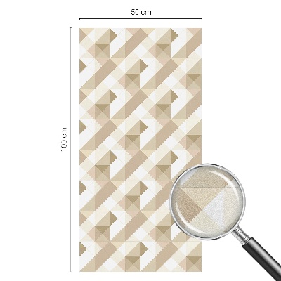 Fönsterfilm med mosaikmönster Triangulära mönster