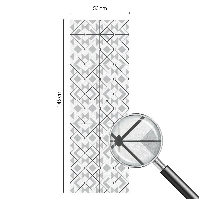 Dekorplast till fönster mosaik Geometriska mönster