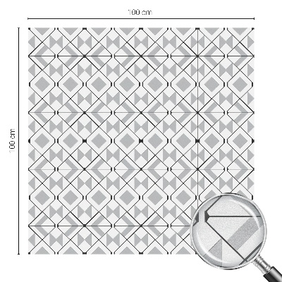 Dekorplast till fönster mosaik Geometriska mönster