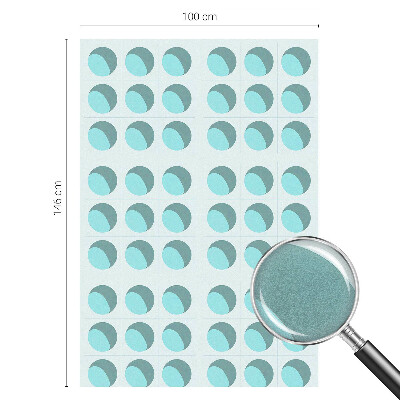 Frostad fönsterfilm med färgat mönster Moderna hjul