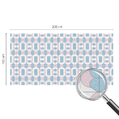 Fönsterfilm med mosaikmönster Pastellmönster
