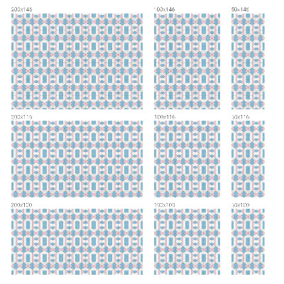 Fönsterfilm med mosaikmönster Pastellmönster