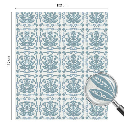 Frostfilm med dekorativt mönster Blommönster