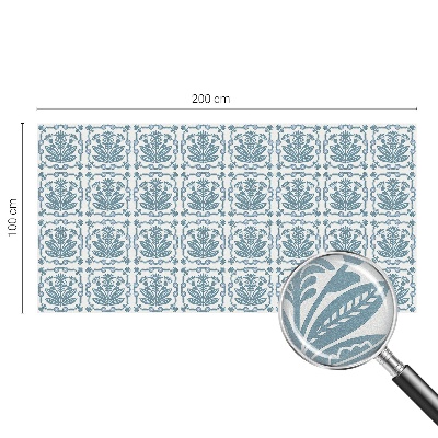 Frostfilm med dekorativt mönster Blommönster