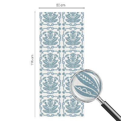 Frostfilm med dekorativt mönster Blommönster