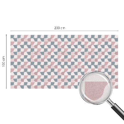 Dekorplast till fönster mosaik Pastellmönster