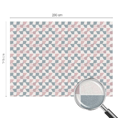 Dekorplast till fönster mosaik Pastellmönster