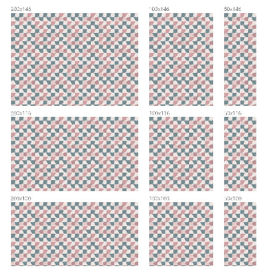 Dekorplast till fönster mosaik Pastellmönster