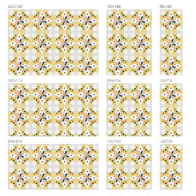 Frostfilm med dekorativt mönster Blomsymmetri