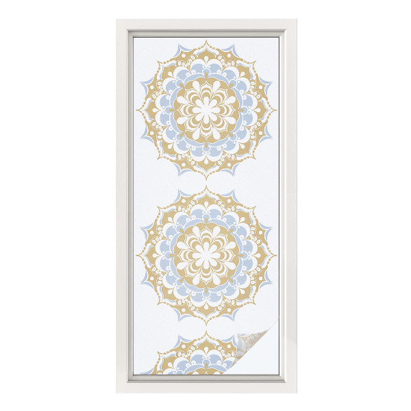 Solfilm fönster insynsskydd Boho-mandalas