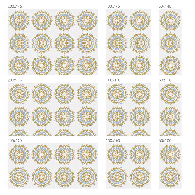 Solfilm fönster insynsskydd Boho-mandalas