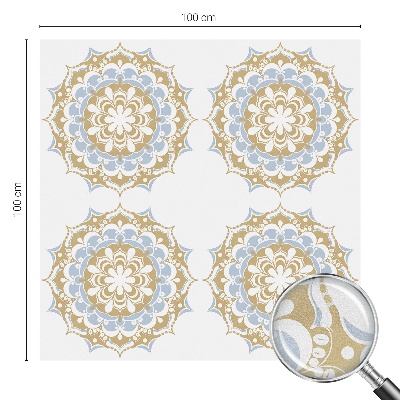 Solfilm fönster insynsskydd Boho-mandalas