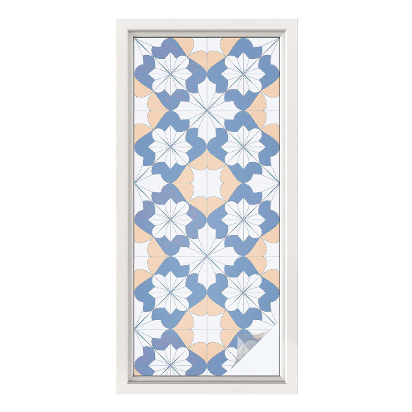 Solfilm fönster insynsskydd Symmetriska mönster