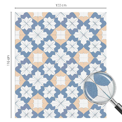 Solfilm fönster insynsskydd Symmetriska mönster