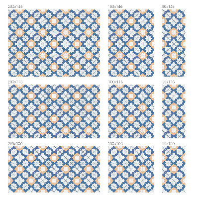 Solfilm fönster insynsskydd Symmetriska mönster