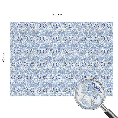 Solfilm fönster insynsskydd Blommig fågel