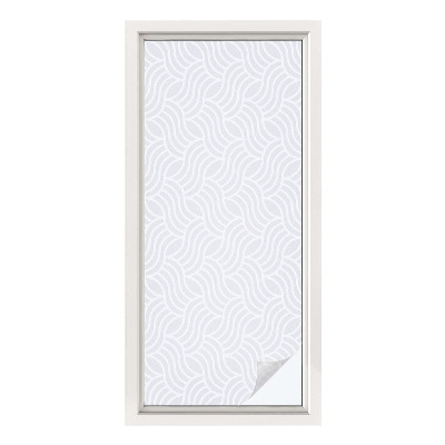 Fönsterfilm med mosaikmönster Vågor av harmoni