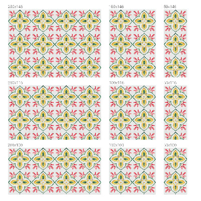 Frostfilm med dekorativt mönster Blommig prydnad