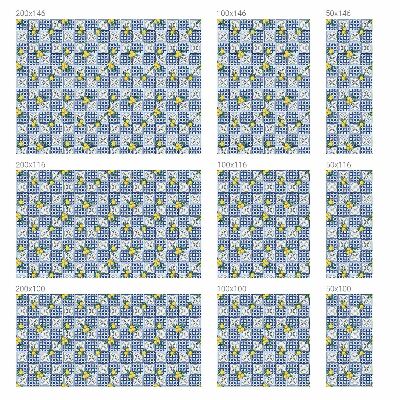 Fönsterfilm med mosaikmönster Citronmönster