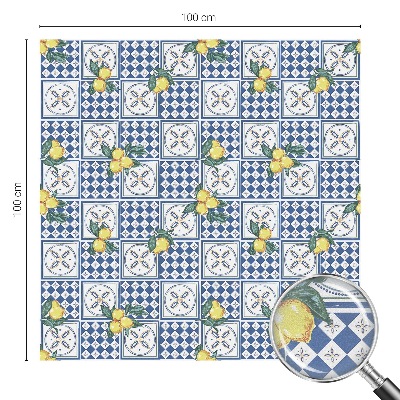 Fönsterfilm med mosaikmönster Citronmönster