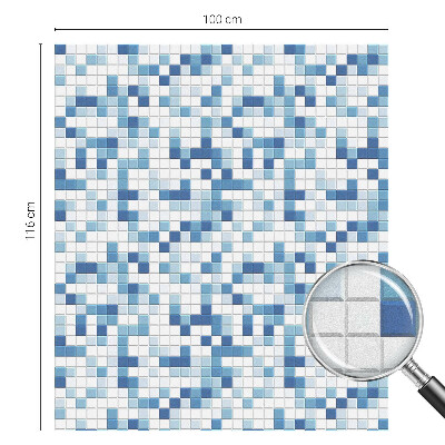 Dekorplast till fönster mosaik Kakelspel