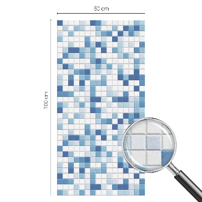 Dekorplast till fönster mosaik Kakelspel