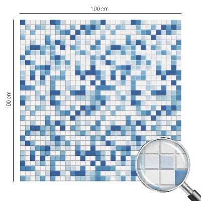 Dekorplast till fönster mosaik Kakelspel