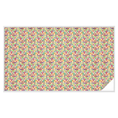 Fönsterfilm med mosaikmönster Färgglad abstraktion