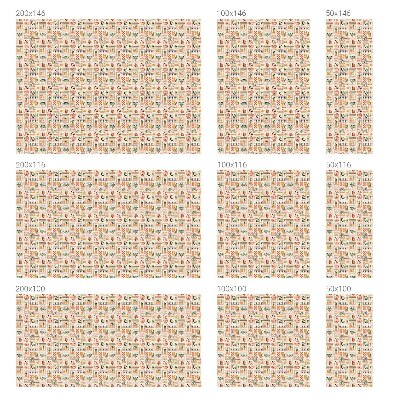 Solfilm fönster insynsskydd Folkloristiska mönster