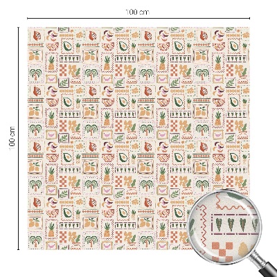 Solfilm fönster insynsskydd Folkloristiska mönster