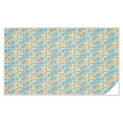 Fönsterfilm med mosaikmönster Fiskig citrus