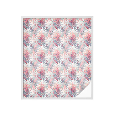 Solfilm fönster insynsskydd Blomblad