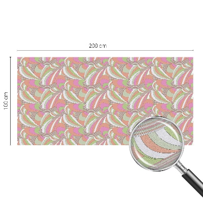 Dekorplast till fönster mosaik Färgglad sicksack