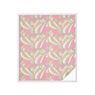 Dekorplast till fönster mosaik Färgglad sicksack