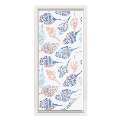 Fönsterfilm med mosaikmönster Snäckskal