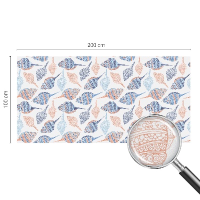 Fönsterfilm med mosaikmönster Snäckskal