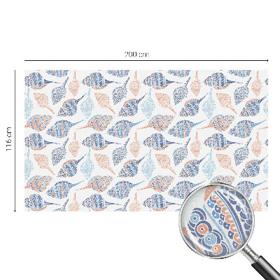 Fönsterfilm med mosaikmönster Snäckskal