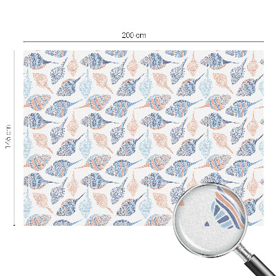 Fönsterfilm med mosaikmönster Snäckskal