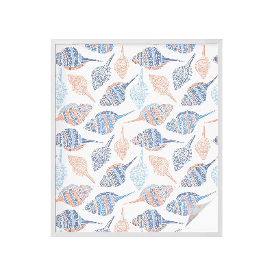 Fönsterfilm med mosaikmönster Snäckskal